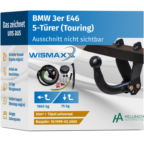 Anhängerkupplung für bmw 3er - bmw,