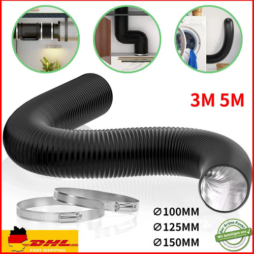 ø100 125 150mm abluftschlauch - Ø100/125/150mm,