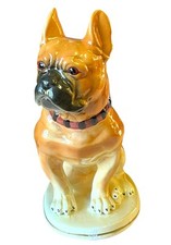 Figur Hund sitzend Bulldogge Bullmastiff Keramik 23 cm KK 1888 Hundefigur 52306