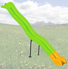 Anbaurutsche RUTSCHE 380cm für Spielturm Kinderrutsche Wellenrutsche Podest 1,70