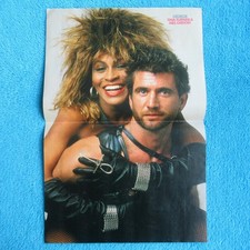 TMAD MAX TINA TURNER Mel Gibson POSTER POPCORN 2 Seiten Bruce Springsteen