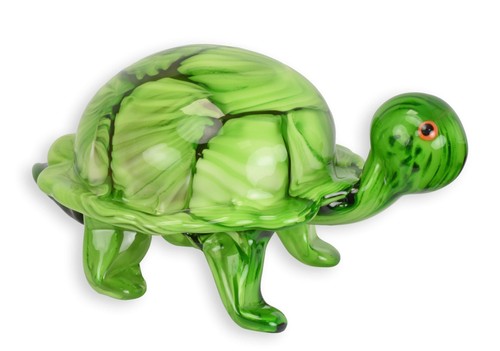 Glasfigur schildkröte - glasfigur,