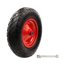 Schubkarrenrad mit Achse