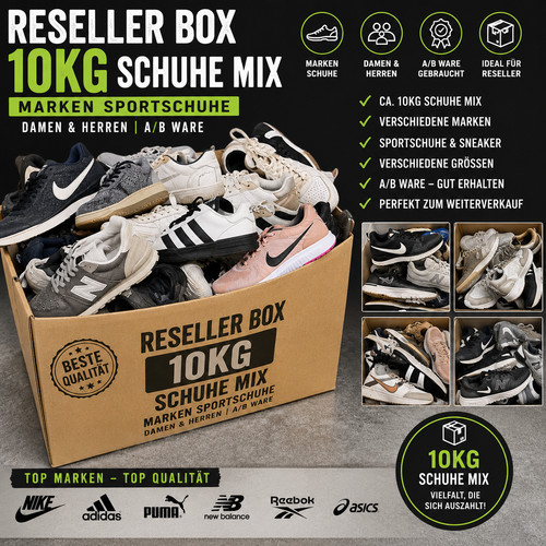 Reseller box 10kg schuhe - 10kg, mix