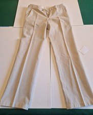 Schneiderhose beige gestreift