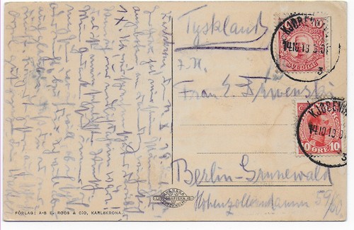 Picture post card karlskrona - picture,