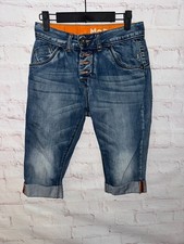Mod Capri Jeans blau orange