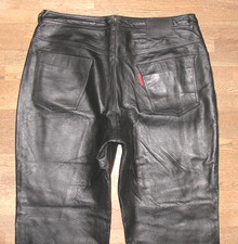 Offset herren lederjeans - offset,