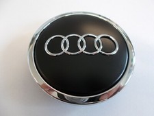 1x Audi A4 A6 Q5 Nabendeckel 8T0601170A schwarz matt ORIGINAL kein Nachbau