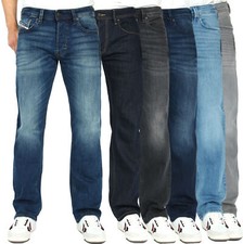 Diesel Larkee-X - Herren Regular Straight Fit Jeans -  Blau, Schwarz, Grau