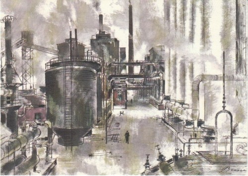 Ruhrgebiet einer kokerei - ruhrgebiet,