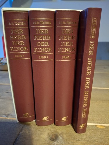 Herr der ringe lederausgabe - ringe,