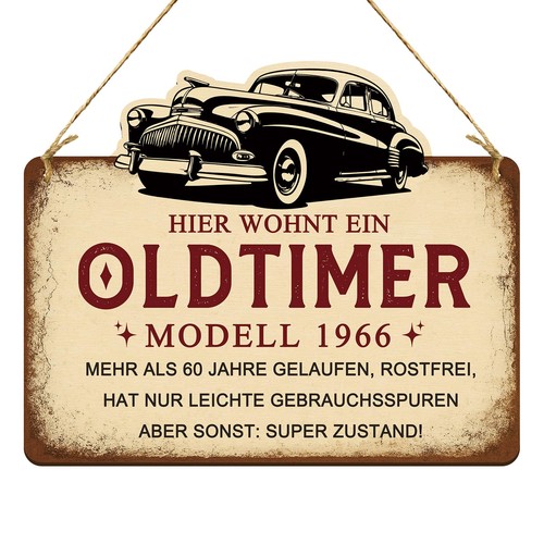 Mann holzschild vintage deko - holzschild,