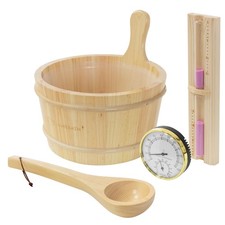 Teiliges saunazubehör set - 4-teiliges, saunazubehör-set