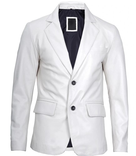 Neu herren weiß leder blazer - herren,