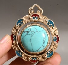 2.2'' Old Tibet Miao Silber