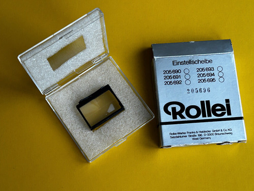 Rollei einstellscheibe - einstellscheibe, f
