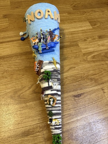 Handgemachte schultüte mit - schultüte,,