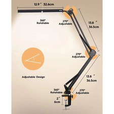 LED-Schreibtischlampe Klemme