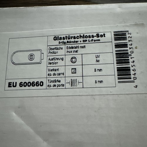 Glastürbeschlag