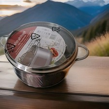 2,9 Liter 20cm  Edelstahl Topf