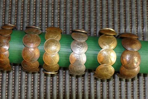 Stück münzarmbänder mit - 8,
