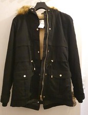 Winterjacke schwarz mit - winterjacke,