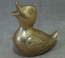 ENTE MESSING MESSINGFIGUR DEKOFIGUR METALLFIGUR