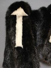 Echtfell Handschuhe Winter Fäustlinge Beidseitig Biber Innenfutter Nerz 1 Paar