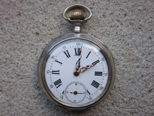 Taschenuhr silbergehäuse - taschenuhr,