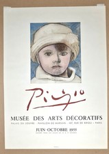 PABLO PICASSO Original Plakat, 1955, Musee des Arts Decoratifs, Czwiklitzer 105