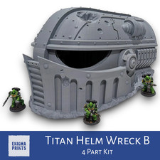 Titan Helm Wrack A | Plains of Tursk | Geländeszenerie für Tabletop Wargaming