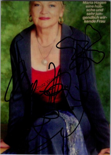 Original autogramm eva maria - autogramm, eva-maria