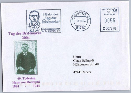 Tag der briefmarke - der, sst