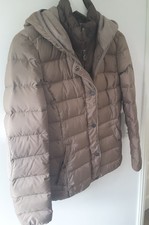 s. Oliver Daunenjacke Gr. 36 taupe hellbraun leicht