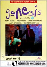 Genesis - We Cant Dance, Hockenheimring 1992 | Konzertplakat | Poster