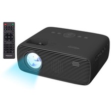 LED-Full-HD-Beamer, native 1080p, 250 ANSI-Lumen, 7000 lm, Mediaplayer