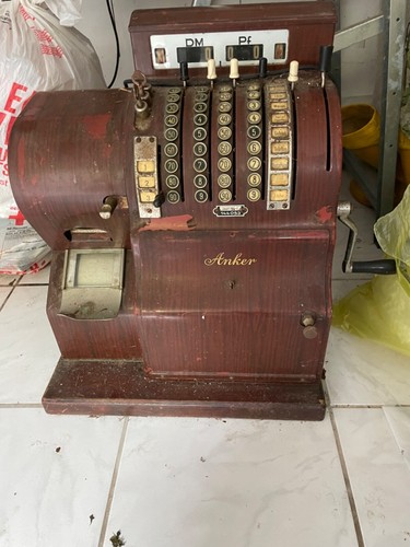 Anker registrierkasse rarität - registrierkasse,