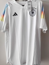 Deutschland 🇩🇪 ⚽DFB⚽ Pre Match Shirt M 2022 2023 Game Day Weiss Trikot Adidas