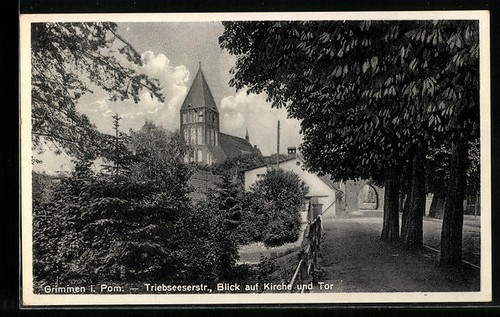 Ansichtskarte grimmen pom - ansichtskarte, i.