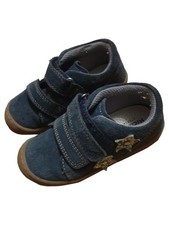 Richter Krabbelschuhe Kinderschuhe Gr. 23 Blau Casual Lauflernschuhe