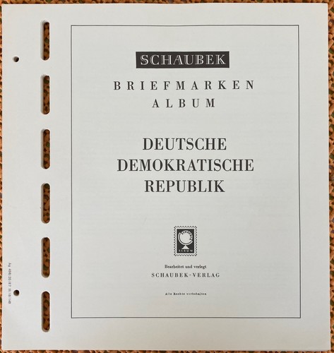 Schaubek-Vordruck-Albenblätte