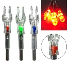 3pcs LED Pfeilnocken 4,2mm Leuchtnocken Beleuchtete Automatische Bogenschießen