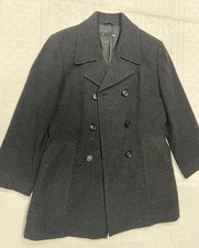 QS Damen-Wollmantel, Dunkelgrau, Gr. S, Doppelreiher