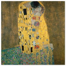 Gustav Klimt, Der Kuß, Poster