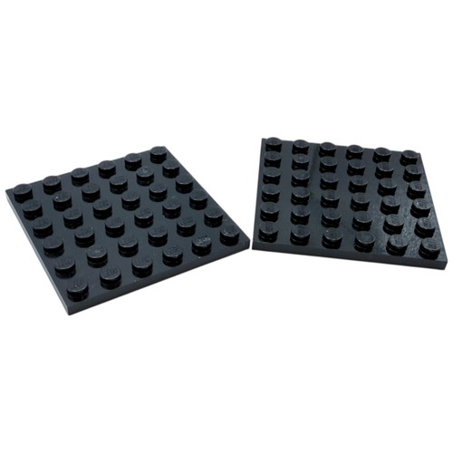 Lego platte 6x6 schwarz - schwarz, |