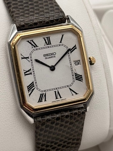 Seiko tank quartz - tank, herrenuhr