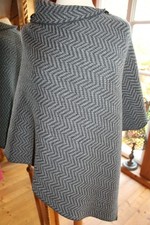 Aran poncho fischgrät - poncho,