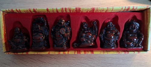 Set lachender buddha - buddha,