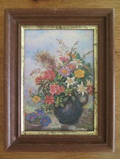 Bild Alpenblumen in einer Vase Maler:Virginie Waltenberger Reproduktion